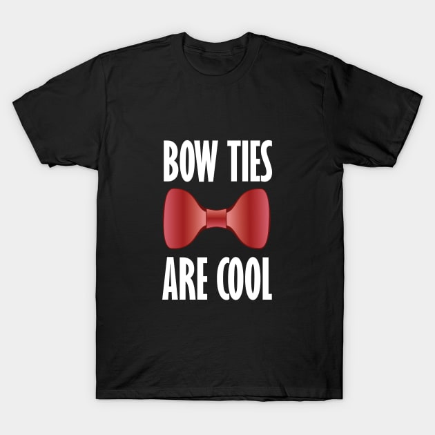 Doctor Who - Bow Ties Are Cool T-Shirt by SOwenDesign